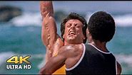 Apollo Creed is coached by Rocky. Rocky 3