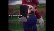 Mario Checking Phone And Then Sadly Walking Away Meme Format