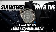 Garmin Fenix 7 Saphire Solar Intial Review
