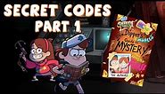 Gravity Falls: Dipper's Guide to Mystery - Secret Codes (pt. 1)