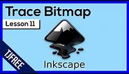 Inkscape Lesson 11 - Trace Bitmap Tool (Convert Raster to SVG)