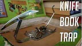 Throwing Knife Book Trap