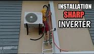 How to Install Split Type Aircon Sharp Inverter AC