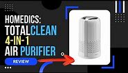 Homedics TotalClean 4-in-1 Tower Air Purifier Review | Air Purifier For Allergies
