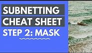 How To Find Subnet Mask FAST | Subnetting Cheat Sheet Step 2