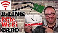 D-Link PCIe WiFi Card | DWA-582 | Setup & Unboxing