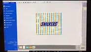 How To Design & Make A Snickers Bar Wrapper