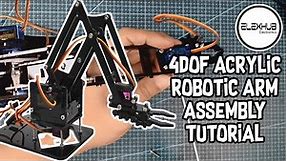 4DOF Robotic Arm Assembly Tutorial