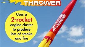The Flamethrower is a 2-engine cluster model rocket kit with a body design having multiple diameters, reminiscent of a rifle bullet. It creates twice the flame, smoke and noise than a regular single-engine rocket. Comes with a threaded rod retainer, vinyl decals, and display stands! https://www.apogeerockets.com/Model-Rocket-Kits/Skill-Level-4-Model-Rocket-Kits/Flamethrower #rocket #modelrocket #modelrockets #modelrocketry #rocketry #rocketeer #rocketeers #rocketrycontent #hobby #apogee #fyp #fo