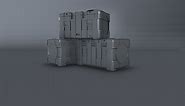 Modeling Sci fi crate 3ds max tutorial part - 1