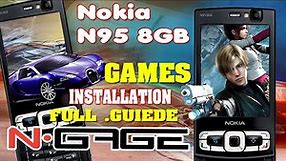 N-Gage Install On Nokia N95 8Gb Symbian s60v3 2023 And Games Review #Nokia