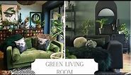 Top Ways to Style a Green Living Room | Green Living Room | Green Decor | And Then There Was Style