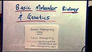 Genetic heterogeneity (locus and allelic)