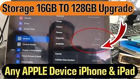 How To Storage Upgrade 16GB TO 128GB iPad Air 2 | Storage Upgrade For Any Apple Device iPhone & iPad
