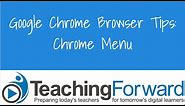 Chrome Browser Menu