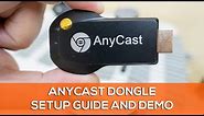 How to setup the Anycast M2 Plus Dongle - Step by Step tutorial with Demo