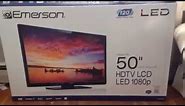 Emerson HDTV 50" LED TV Customer Review-Walmart Purchase