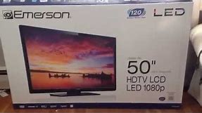 Emerson HDTV 50" LED TV Customer Review-Walmart Purchase