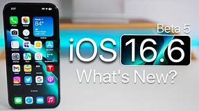iOS 16.6 Beta 5 is Out! - What's New?