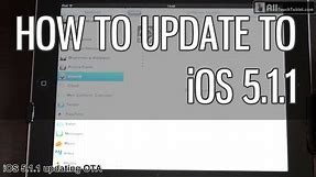 Apple iOS 5.1.1: how to update the software over the air on new iPad