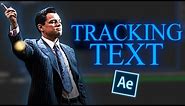 HOW TO: TEXT TRACKING TO HEAD I After Effect's Tutorial