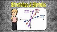 How to Recognize and Graph Stretches & Shrinks:Transforming Linear Functions | HS.F.BF.B.3 🖤