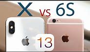 iPhone X Vs iPhone 6S On iOS 13! (Speed Comparison) (Review)
