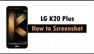 LG K20 Plus - How to Take a Screenshot