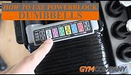 How to use Powerblock Dumbbells