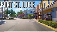 Port St Lucie Florida - Driving Through