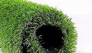 Artificial Grass 1FTX20FT(20 Square Feet), Realistic Fake Grass Deluxe Turf Synthetic Thick Lawn Pet Turf, 1 3/8” Height, Outdoor Decor, Customized
