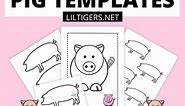 Free Printable Pig Templates - Lil Tigers