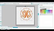 How To Make a Monogram in Silhouette Studio