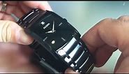 Men's Fossil Black IP Diamond Watch FS4159