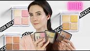 NEW DIOR BACKSTAGE GLOW FACE PALETTES | Pure Gold | Rose Gold | Copper Gold | Swatches