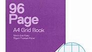 Studymate A4 70gsm 10mm Grid Book 96 Page