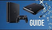 PS4 External Hard Drive Guide (Update 4.50)