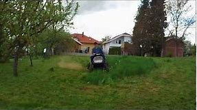 Košnja velike trave, Mtd traktorić kosilica, 175/107 H, Lawn mowing.