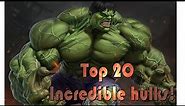Top 20 Incredible Hulk Pictures 2021
