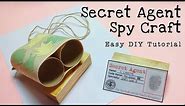 DIY Secret Agent Spy Craft | The 12 Spies #diyspycraft