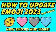 HOW TO UPDATE EMOJI ON ANDROID! (2023) | EASYPH