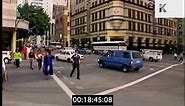 1990s Downtown Los Angeles Street Scenes And Traffic