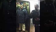 Brawl on NYC Subway | Pastor vs Crackhead Fight “Police Help Meme”