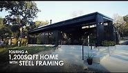 1200sqft Kit Home built with Pre-Assembled Steel Framing