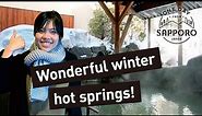 Wonderful winter hot springs! Jozankei Onsen & Snow Candle Way | One Day from Sapporo, Japan