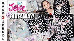 JUSTICE BACK TO SCHOOL SUPPLY HAUL! + 🦄GIVEAWAY! ❌CLOSE❌