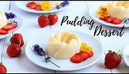 VANILLA PUDDING DESSERTS IN A SILICONE MOLD | SIMPLE DESSERT RECIPES | INTHEKITCHENWITHELISA