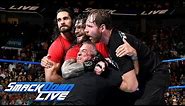 Kurt Angle & The Shield lead a Raw raid of SmackDown: SmackDown LIVE, Nov. 14, 2017