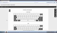 کیبۆردی کوردی لاتینی Kurdish Latin keyboard windows 7