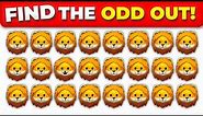 How good are your eyes? 🧐👀 Can YOU Spot the Odd One Out? 🦁SAFARI Emoji Challenge🦓Easy, Medium, Hard🤯